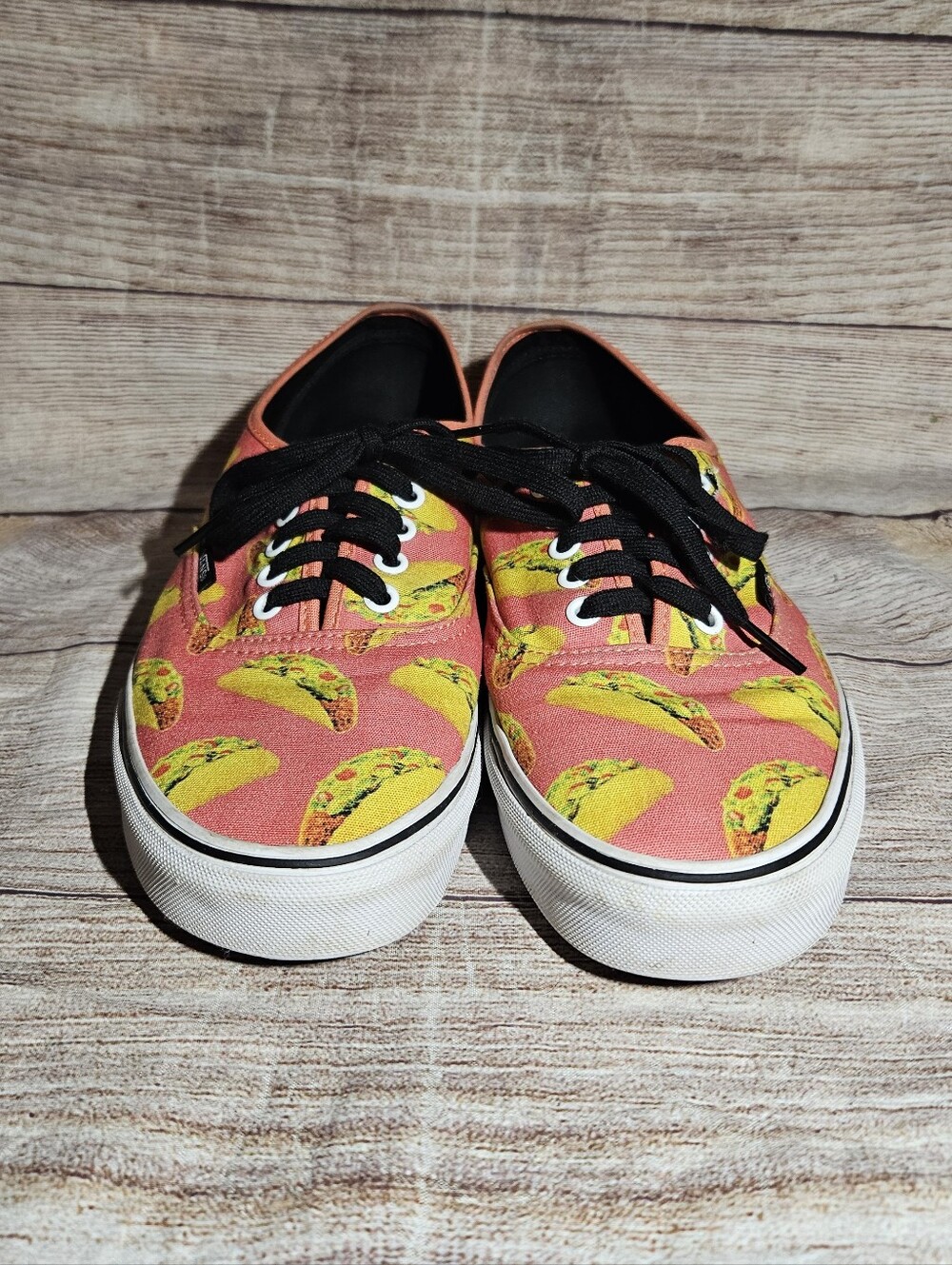 Vans authentic canvas low top Late Night Taco Print sneakers - Picture 4 of 9